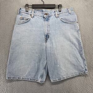 Vintage Levi's Shorts Men's 34 Jean Jorts Light Orange Tab Wide Leg USA 90s